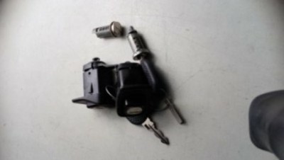 Komplet wkladek bebenek zamka stacyjka kluczyk Panda 91-03 Fiat OE 7781641