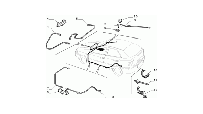 Zespół kabli wiązka do radia nowa orginalna Fiat Bravo OE 46416552