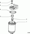 Prowadnica element motażu filtra paliwa Fiat OE 9944641